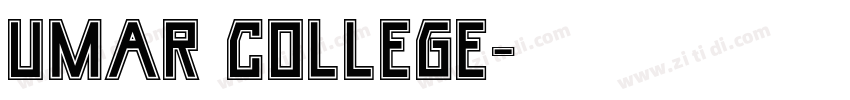 Umar College字体转换